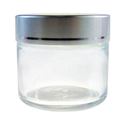 60ml/2oz Clear glass candle storage jar for jelly spice storage container