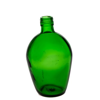Manufacturer Green Ball 540 ml Glass Spirit Bottles 18oz Liquor Glass Wine Bottle for Sale 