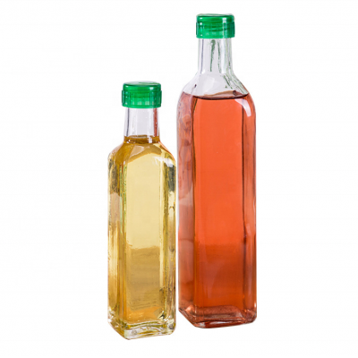 Empty square Luxury 100ml clear cooking Olive oil glass bottle 250ml glass oil bottles for olive oil 