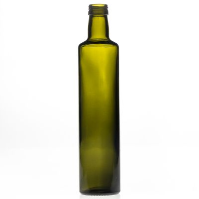 Edible oil glass bottle 500ml Green marasca olive oil glass bottle 