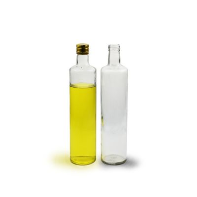Wholesale 750ml Empty Clear Dorica Glass Bottles For Olive Oil Vegetable Oil And Dressing 