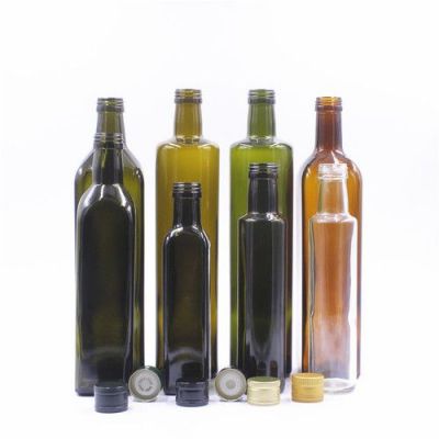 2020 Unique 250ml 500 ml Glass Bottle for Olive Oil 