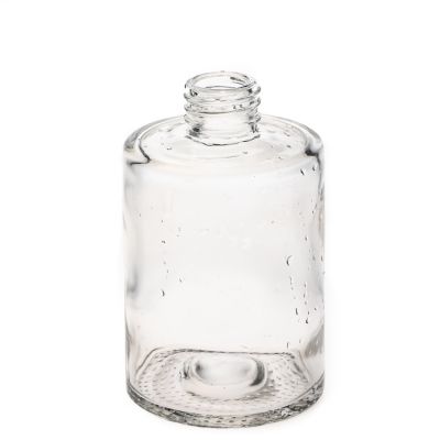 Cosmetic Packaging Crystal Round Dispenser Bottle 250ml Reed Diffuser Glass Bottle 