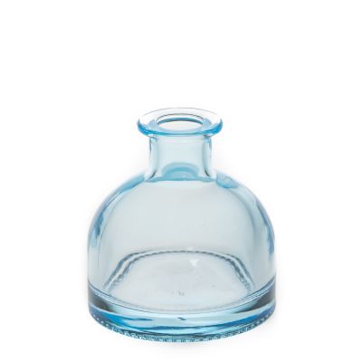 Light Blue Empty Fragrance Bottle 50ml Aroma Oil Reed Diffuser Glass Bottle with Cork 