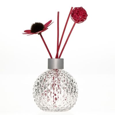 elegant aromatherapy reed diffuser fragrance crystal glass bottle 220ml