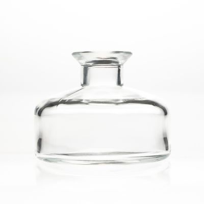 Wholesale 150ml pot-bellied bottle clear perfume reed diffuser glass bottle with cork 