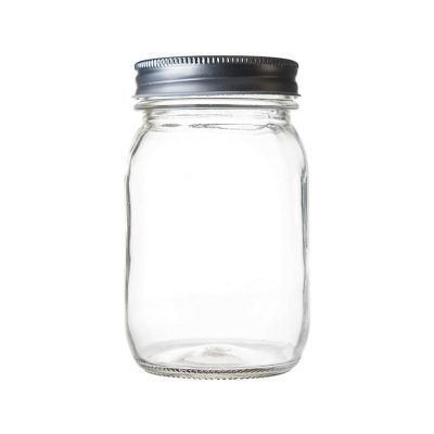 High quality Canning Jar 16oz Glass mason jar 