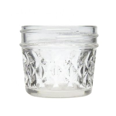 4oz Mason Jar with Daisy Cut Lid for Aromatherapy Candles Making Car Air Freshener 