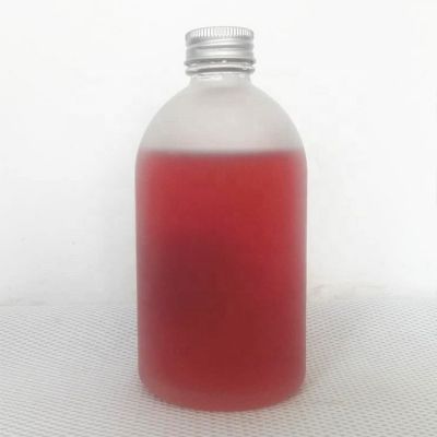 Recycled Juicer Glass Bottle 250ml 300ml 500ml 750ml with Aluminium Lid