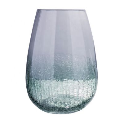 Wholesale cheap New Design and High Quality Crackle Mosaic Glass Vase