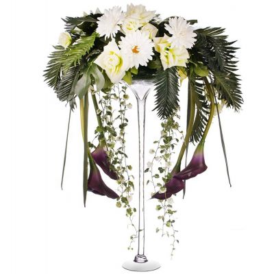 martini vase glass wedding table centrepiece homedecoration 