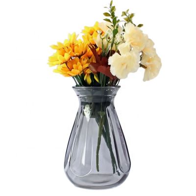 Cheap Home Good Decorative Trumpet Glass Flower Vase