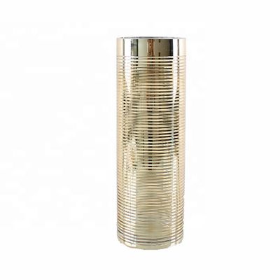 wholesale laser engraved cylinder glass vase 