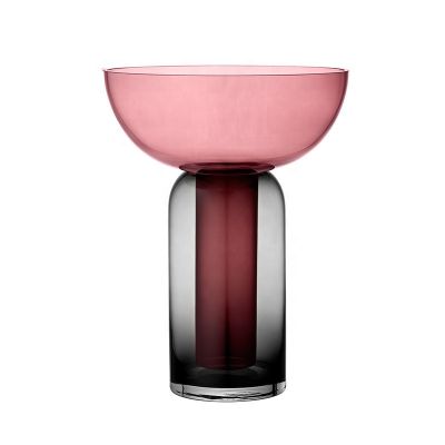 2019 New desktop decoration Nordic Terrariums Glass flower Vase green grey home decoration glass vase 