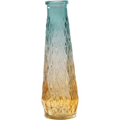 2020 new products vintage style colored handmade glass vase for decor