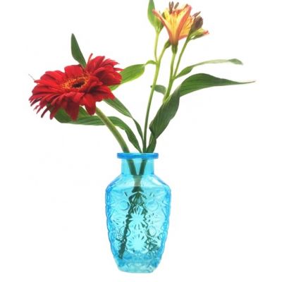 wholesale small glass vase square glass vase flower vase glass