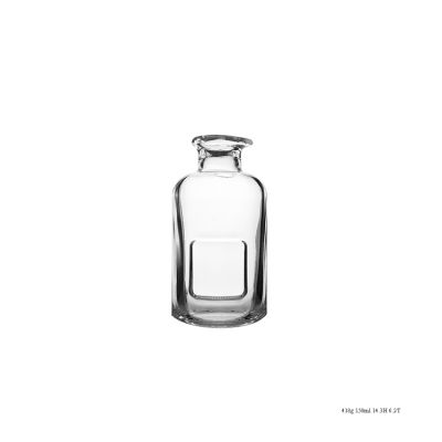 Super Flint Glass 150ml Empty Mini Glass Liquor Bbottle On Sale 