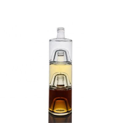 Aluminum Screw Caps Gin Bottle 250ml Glass Bottle for Sale 