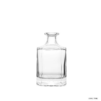 750ml High Quality Absolut Vodka Glass Bottle Empty Gin Bottle 