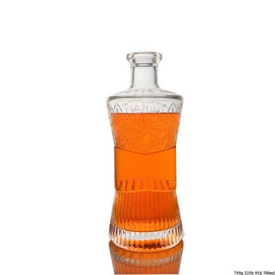 Best Quality 700ml Spirit Glass Bottle Tequila Bottle for Sale 