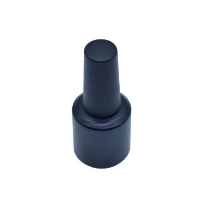 15ml round black printing gel nail polish glass bottle for uv gel nail polish 