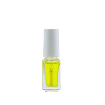 3ml Empty Glass Bottle Nail Polish Bottle With Brush And Thickened Bottom Design 