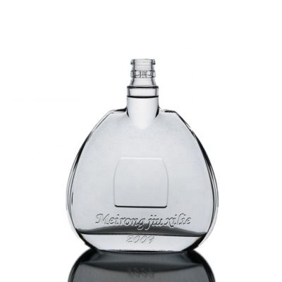 500ml Crystal Glass Round Shaped Bottle Cognac Brandy 