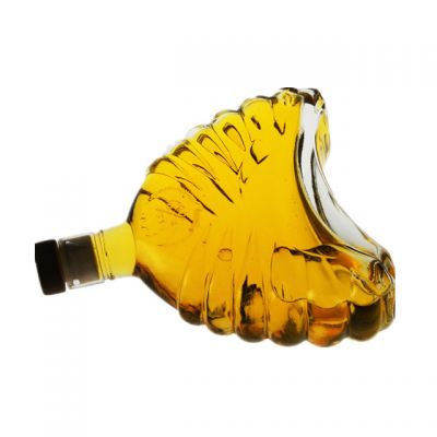 Customized 700ml Arched Shape Glass Tequlia Bottle XO Brandy Whisky Glass bottle 