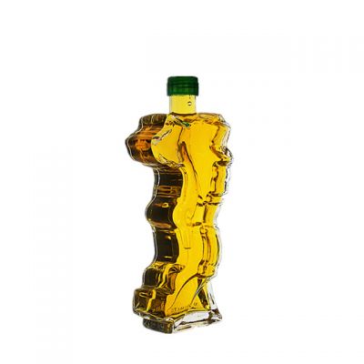 Customized wine bottle with irregular shape and unique shape 500ML 