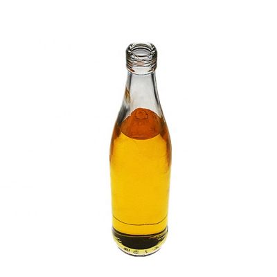 450ml clear glass wine bottles with screw cap for liquor 