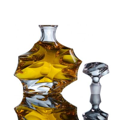 800ml Empty Fancy Whisky Tequila Decanter Cocktail Alcohol Fruit Ice Container 