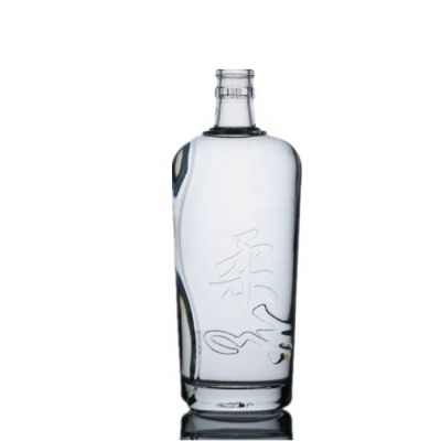 450ml liquor bottles vodka glass bottle with cork top lid manufacture 