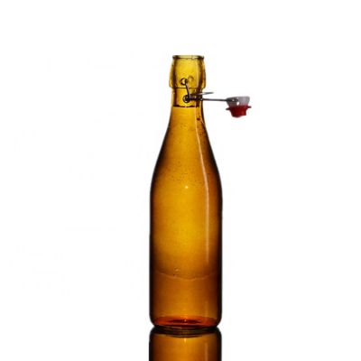 500ml liquor glass vodka whisky bottle with swing top 