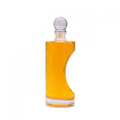 New design glass spirit bottle for whisky Brandy XO sake tequila bottle 
