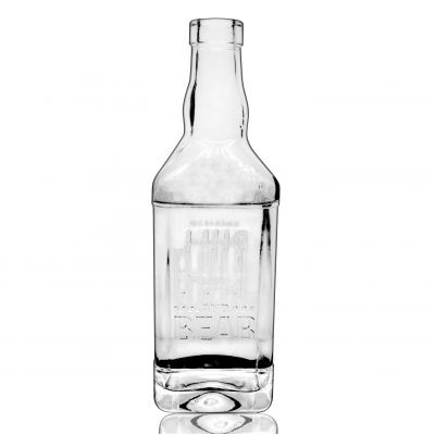 Factory Supply 750ml Crystal Glass Xo Rum Cognac 500ml Liquor Bottles 