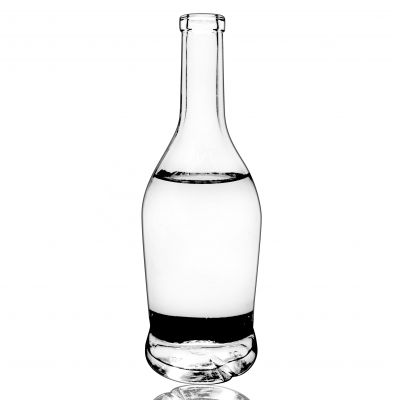 475ml gin Empty clear super flint glass liquor whisky bottle