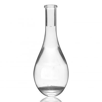 wholesale factory price big belly clear glass champagne bottle