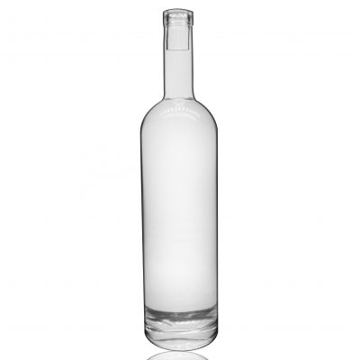 High quality 750ml glass bottle vodka bottle