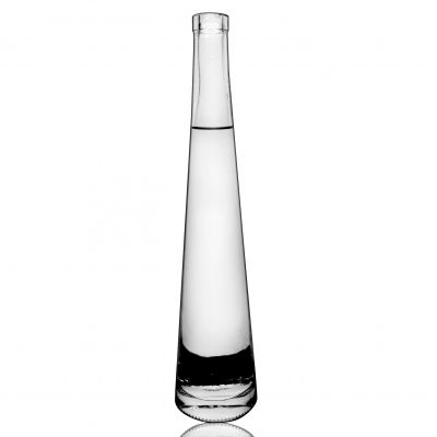Wholesale fancy crystal mineral water glass bottle glass water bottle beverage bottle customization 