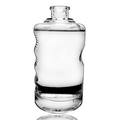 personalized custom 500ml vodka gin glass bottle for beverage rum bottle with guala cap glass bottle 500ml 