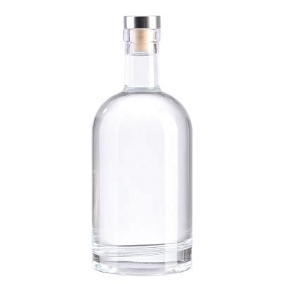 Wholesale Glass Bottle hot stamping 700ml 1000ml Empty Wine custom glass bottle for whiskey 