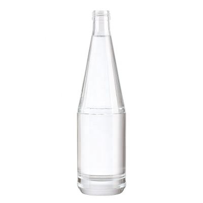 hot stamping 500ml juice beverage crystal water bottle 