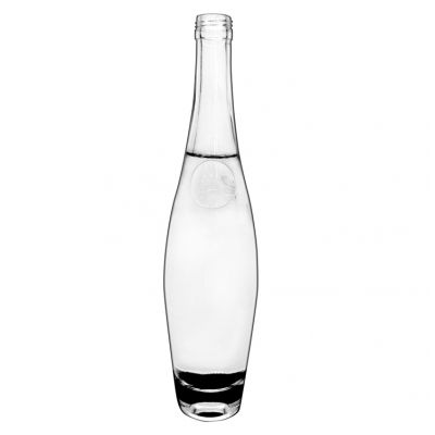 glass crystal white glass bottle vodka whisky glass bottle cocktail screen printing customized logo 500ml 