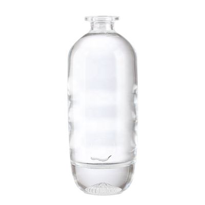 Hot Stamping crystal water drink 700ml liquor bottle 