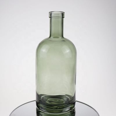transparent grey color coating glass gin/vodka bottle 500ml 700ml 750ml 