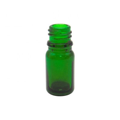 Tear Drop Glass Bottle Eco Small 5Ml Green Round Glass Bottle With Lid 
