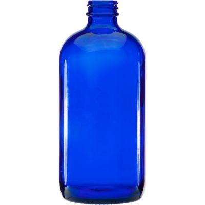 Custom Cobalt Blue 16OZ/480ML Large Medicine Liquor Glass Packaging Bottle