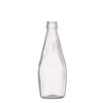 Basil Seed Drink 290ml Clear Glass Juice Bottle with Crown lid
