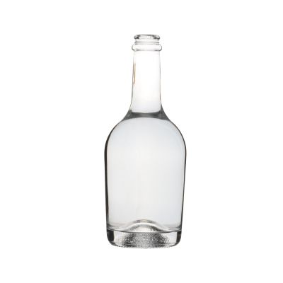 High quality custom empty super flint glass 500 ml whisky liquor bottle glass wholesale