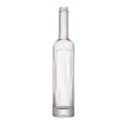 Screw Neck 350ml Glass Liquor Bottles Empty Glass Spirit Bottle